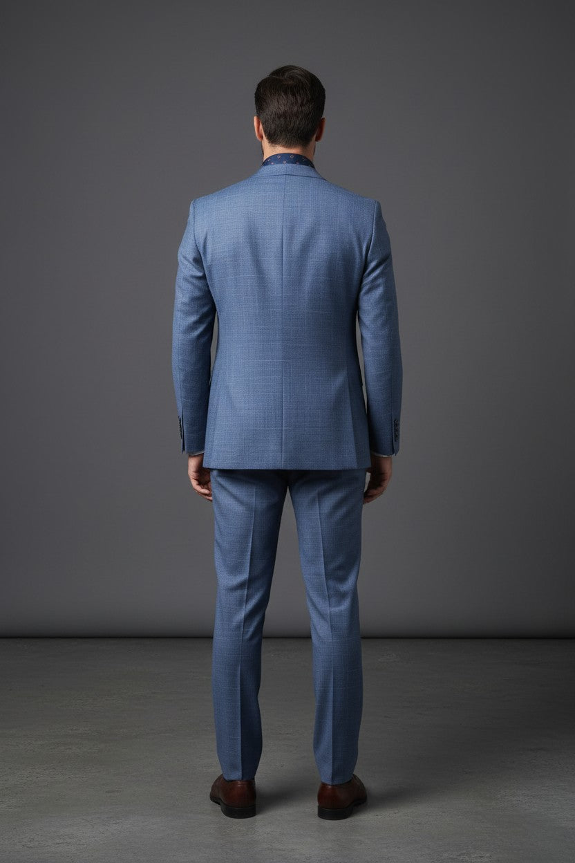 Malaga 3-Piece Plaid Suit – Timeless Elegance, Modern Tailorin