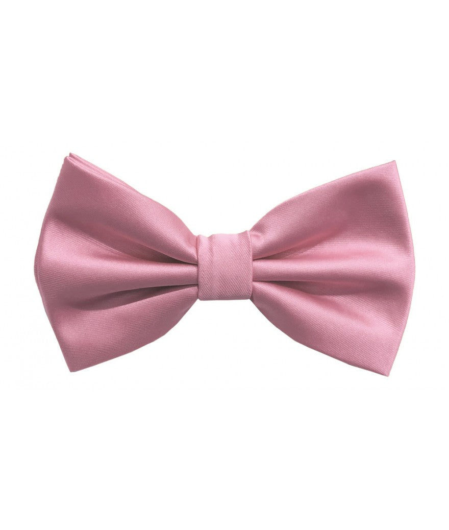 Solid Pre-Tied Bow Ties & Hankies