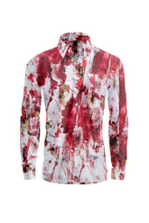 Vercini magic floral print VERCINI COLLAR SHIRTS Casual Shirts Vercini