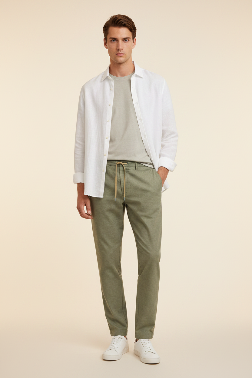 Amalfi Pants on Model