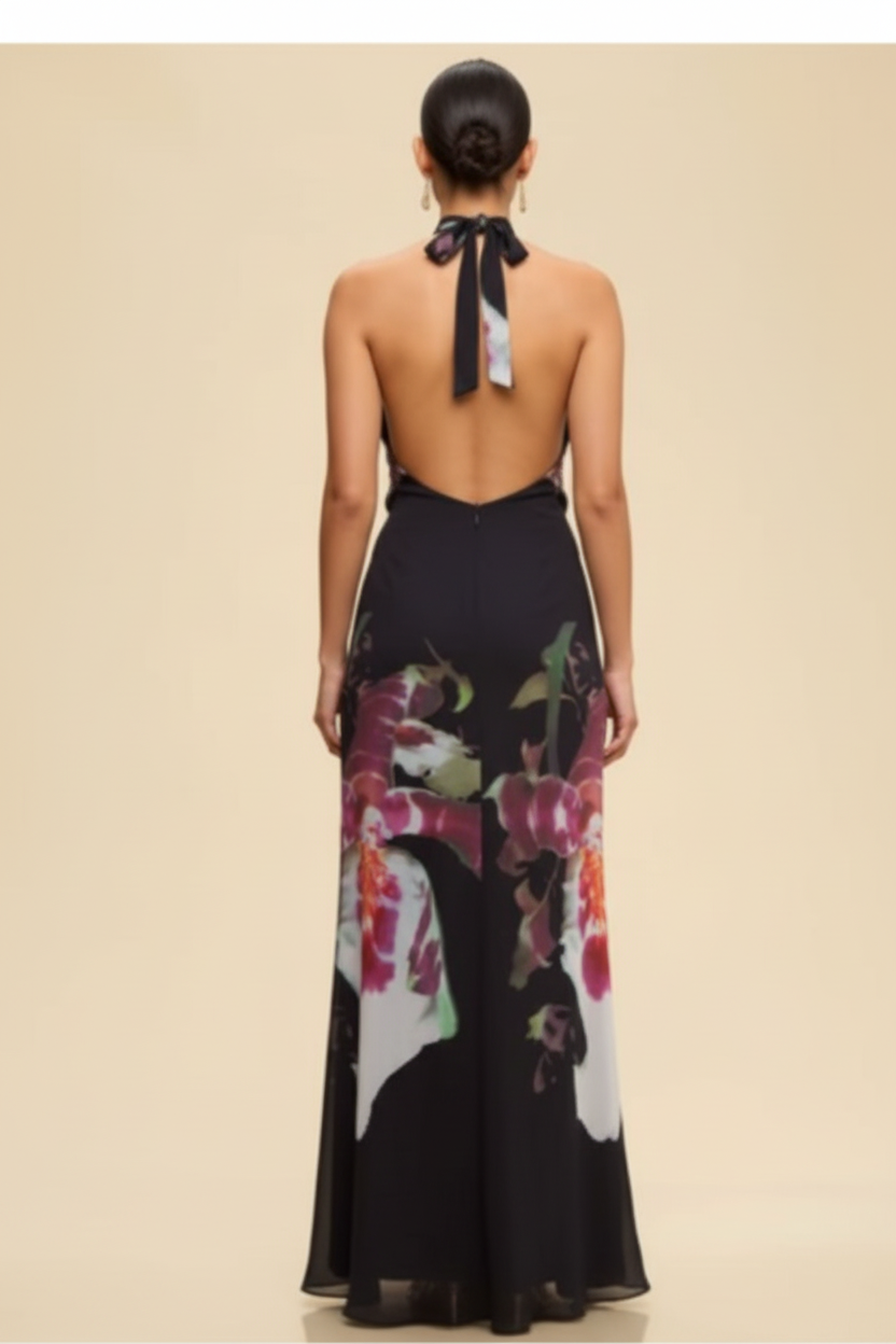 Back view showing open back detail