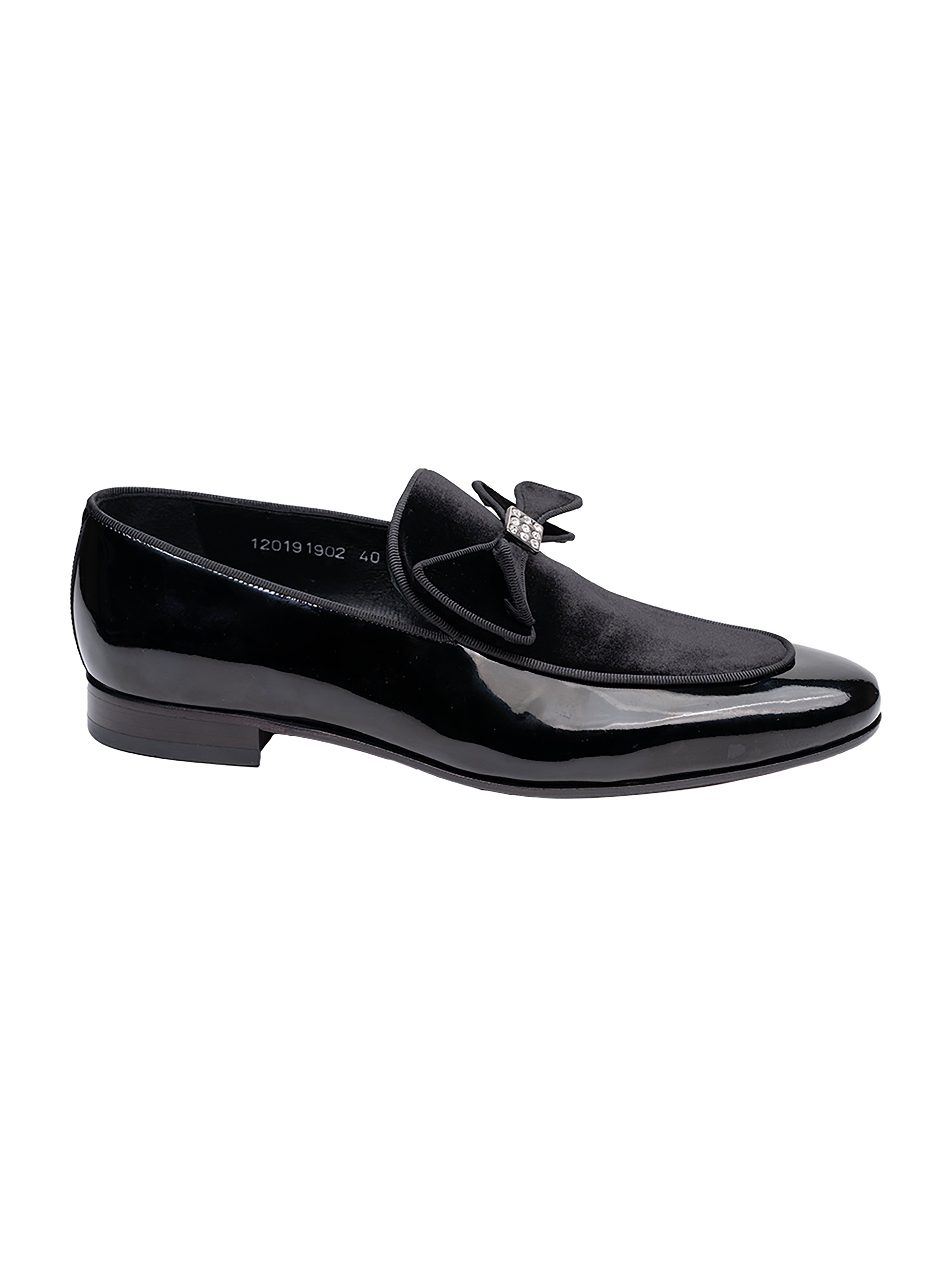 Vercini Tuxedo Loafer — Crystal Bow Edition