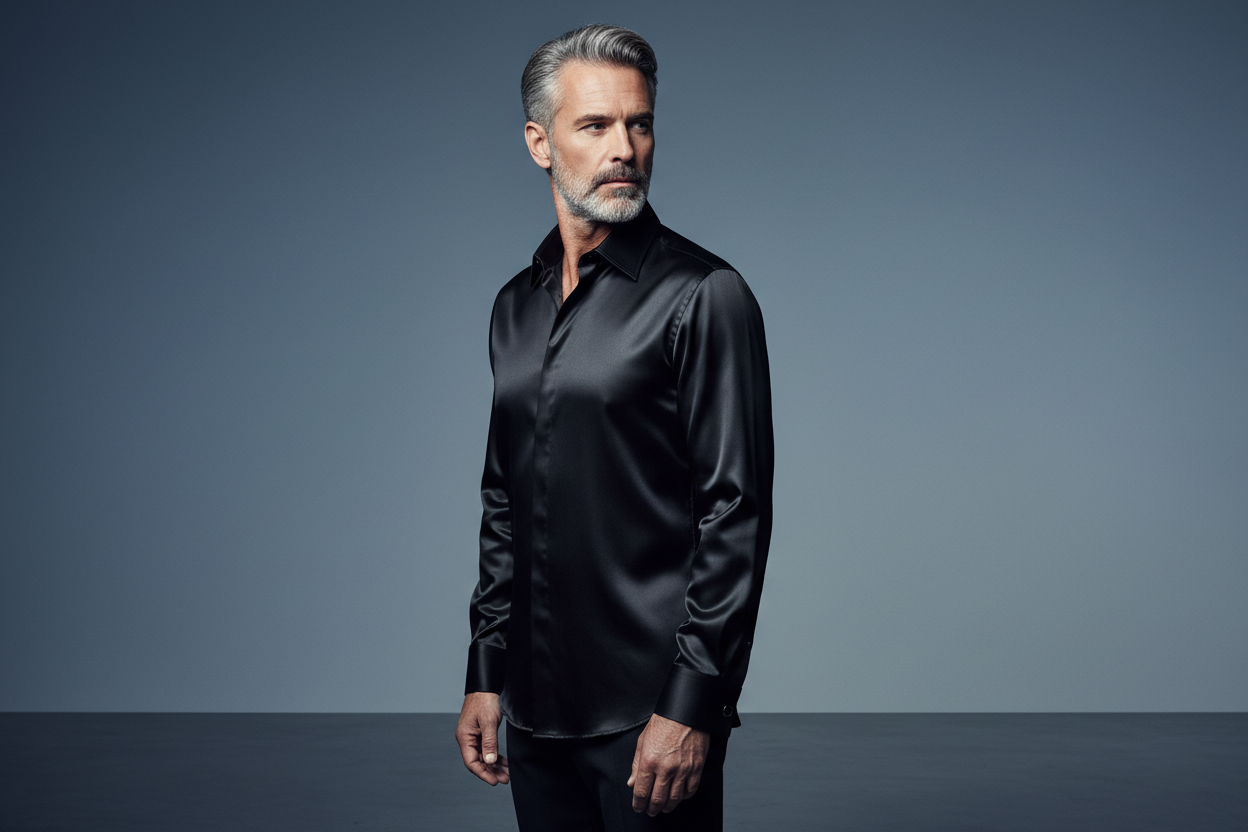 Black Satin LUST FOR LIFE - Side Profile