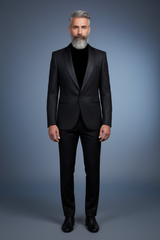 Black Tuxedo Front View