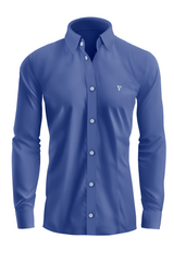 Vercini Versatile Collection: Classic Shirt with Signature 'V' Emblemg