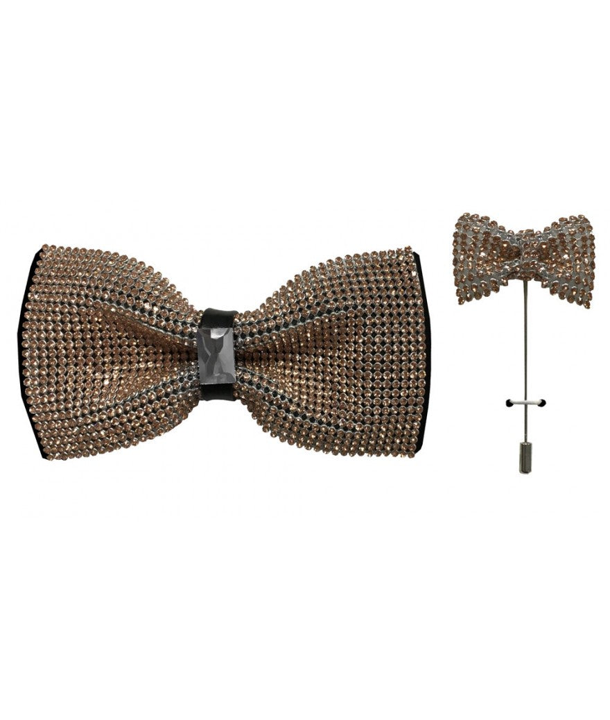 Fancy Deluxe Bow Ties & Pin Lapel BOW TIE Vercini Collection Vercini