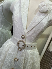 LACE WHITE MAXI DRESS