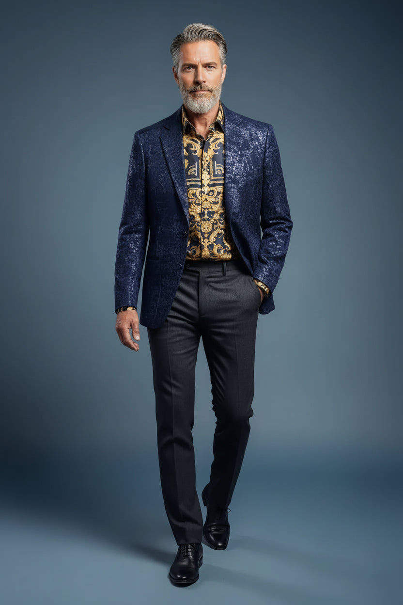 Sd Luxury Blazer - Premium Italian Blend Tailored Jacket