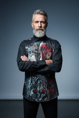 Gothic Art Shirt - Confident Pose