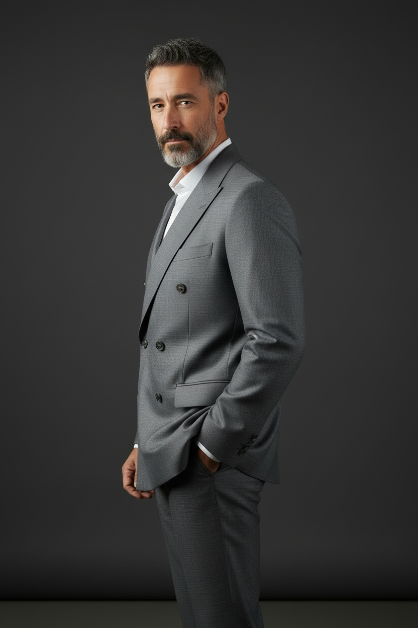 Gray Suit - Pose 2