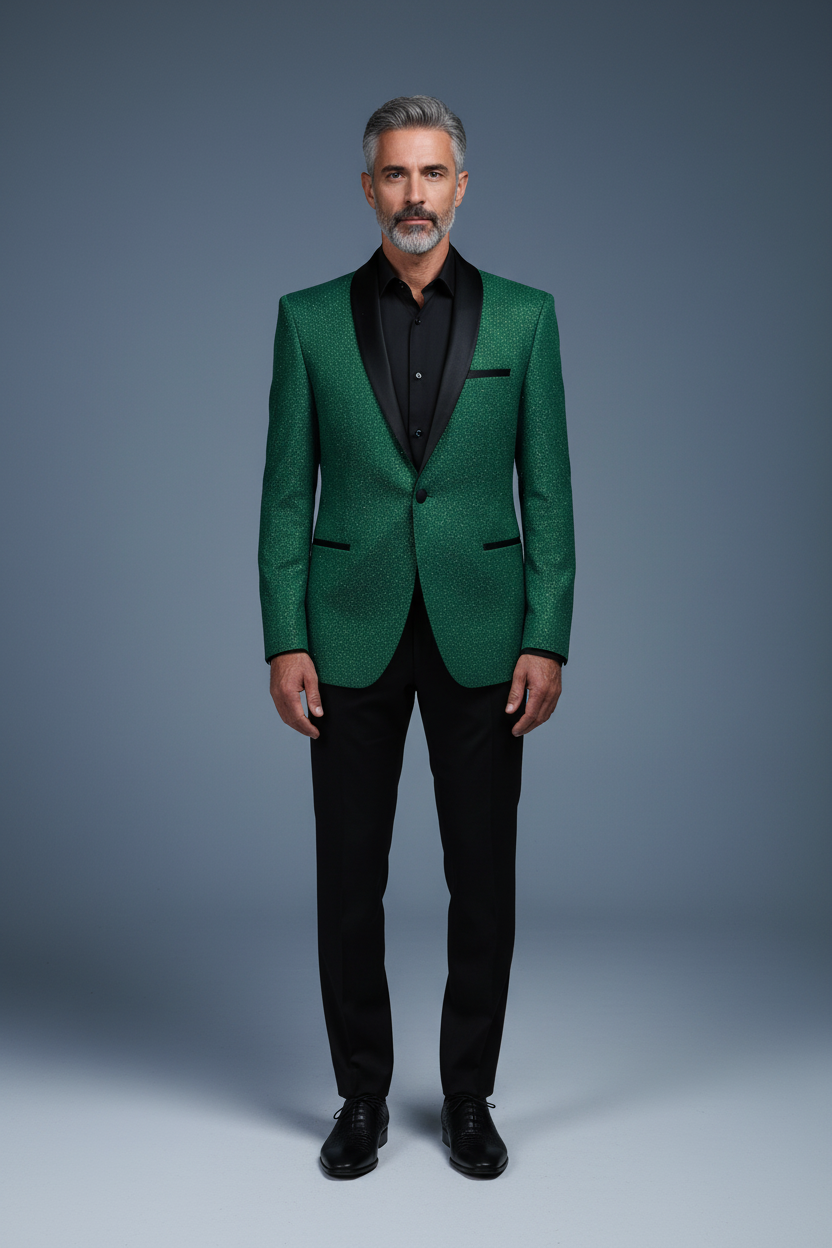 Green Tuxedo Front View