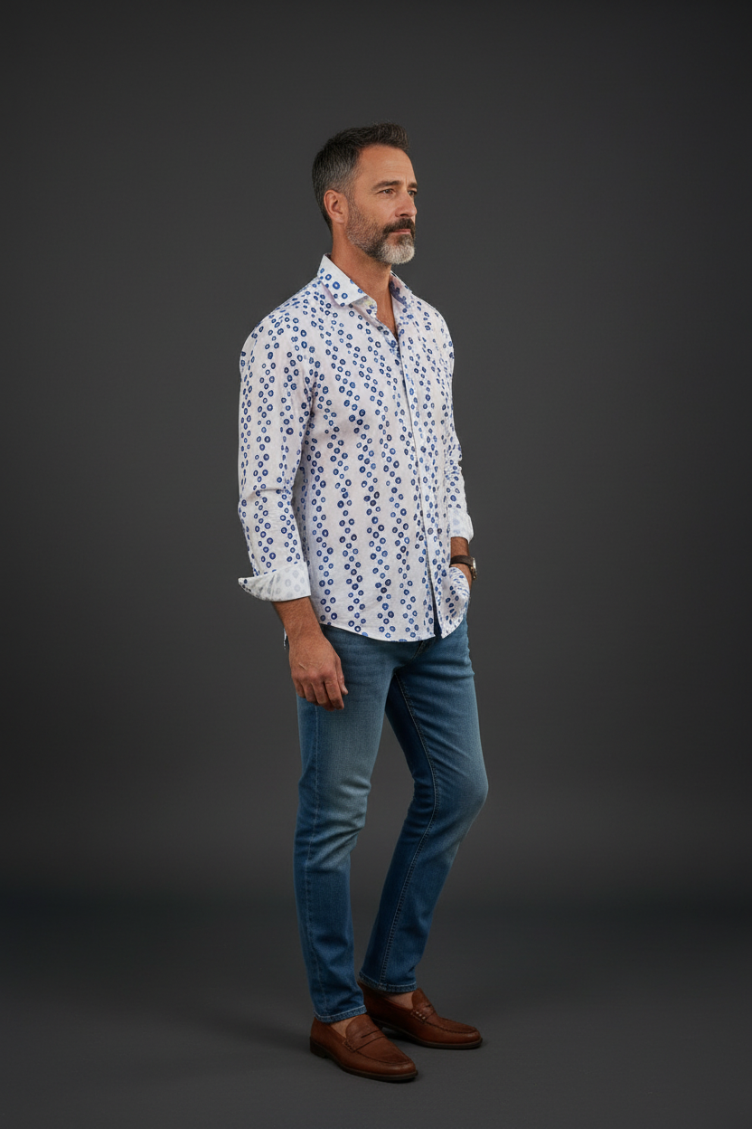 Vercini Oceanic Orb casual Shirt