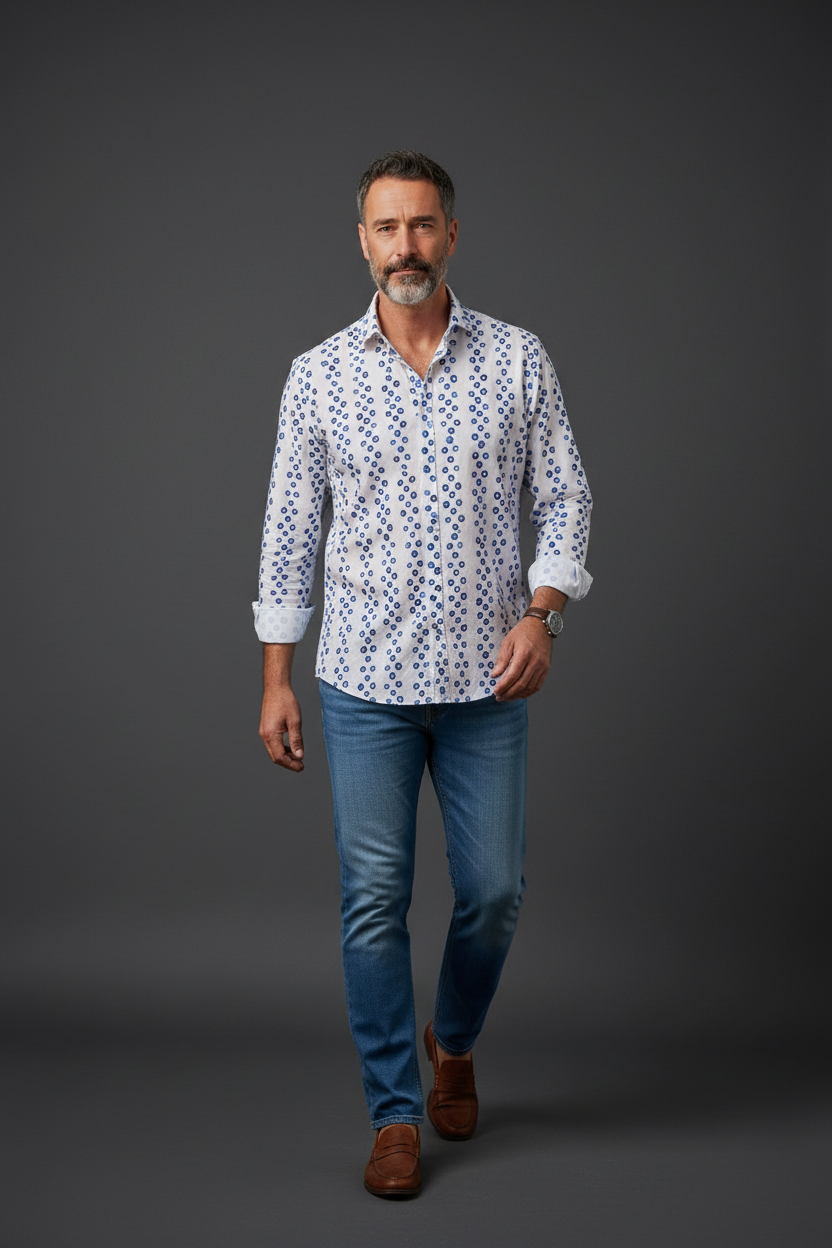Vercini Oceanic Orb casual Shirt