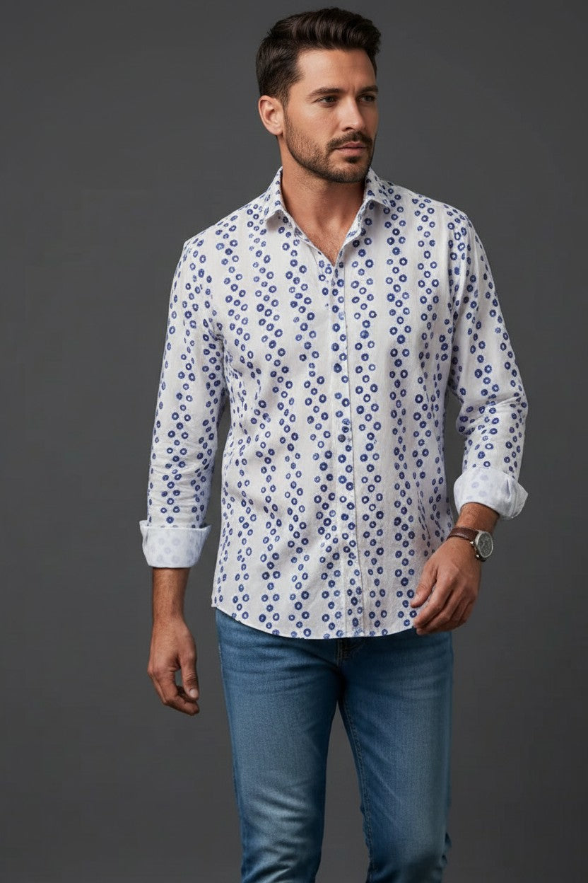Vercini Oceanic Orb casual Shirt