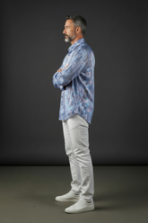 Vercini Spectrum Striped Cotton Shirt