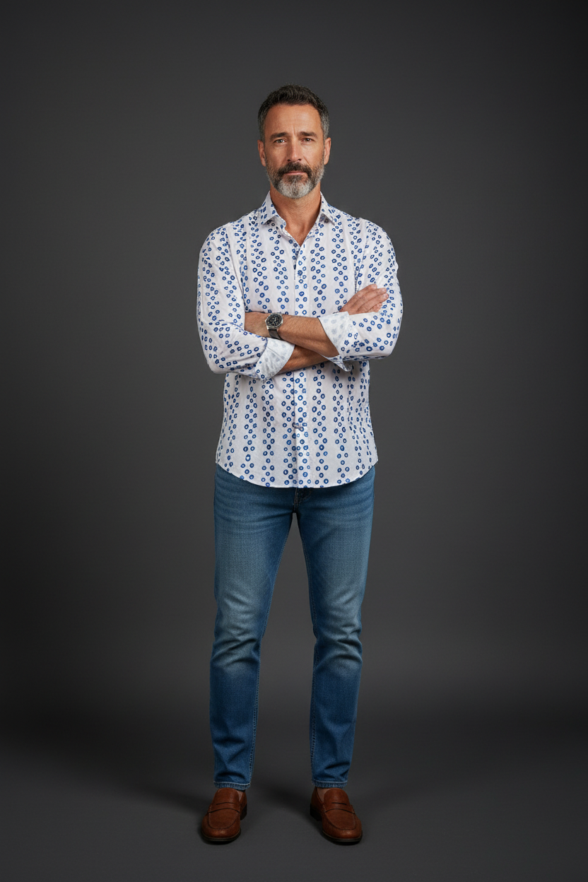 Vercini Oceanic Orb casual Shirt
