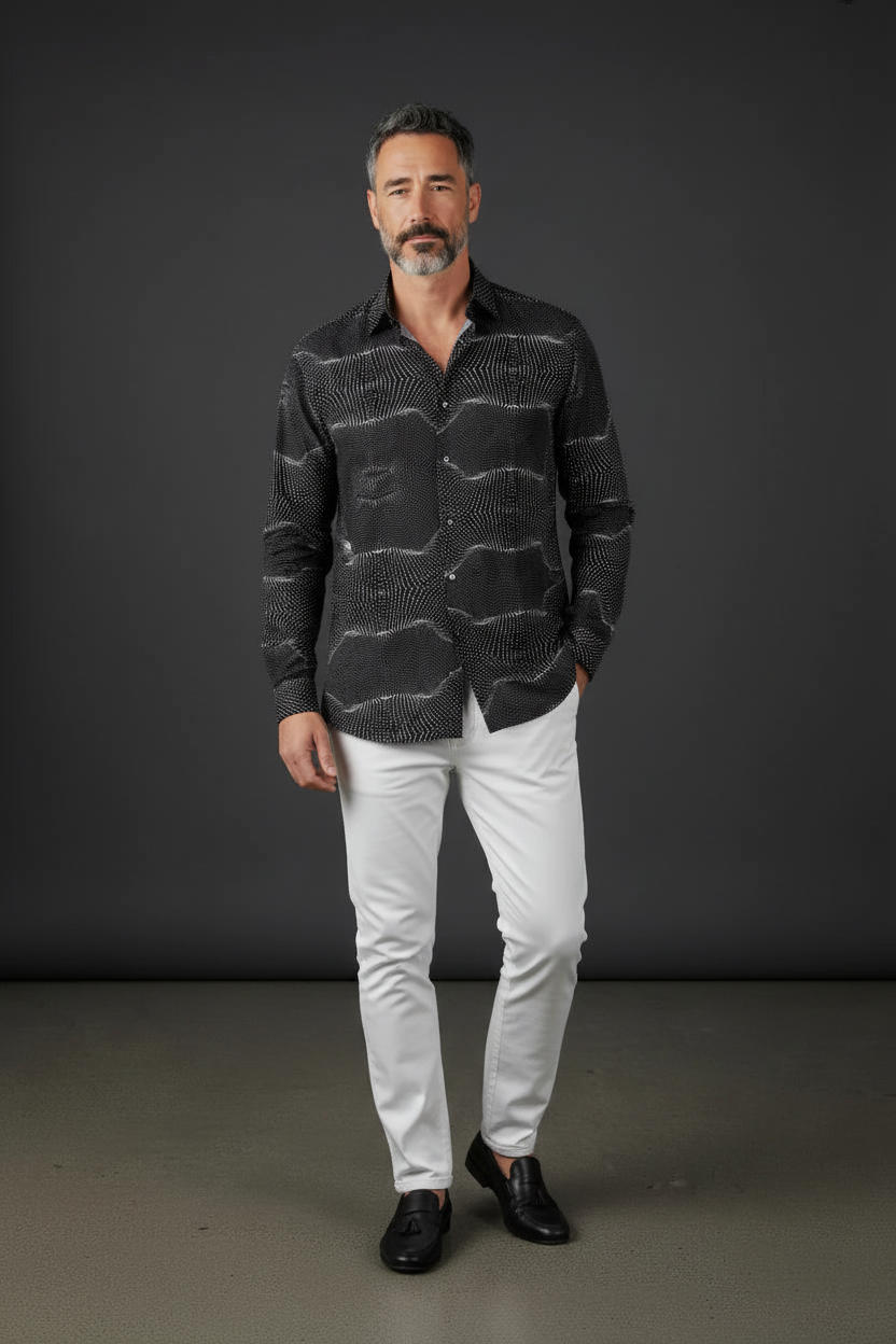 Stellar Pathway Men's Dress Shirt
