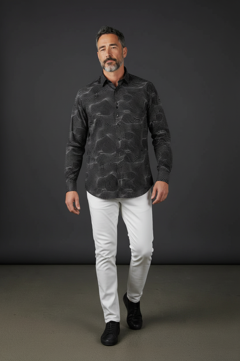 Stellar Pathway Men's Dress Shirt