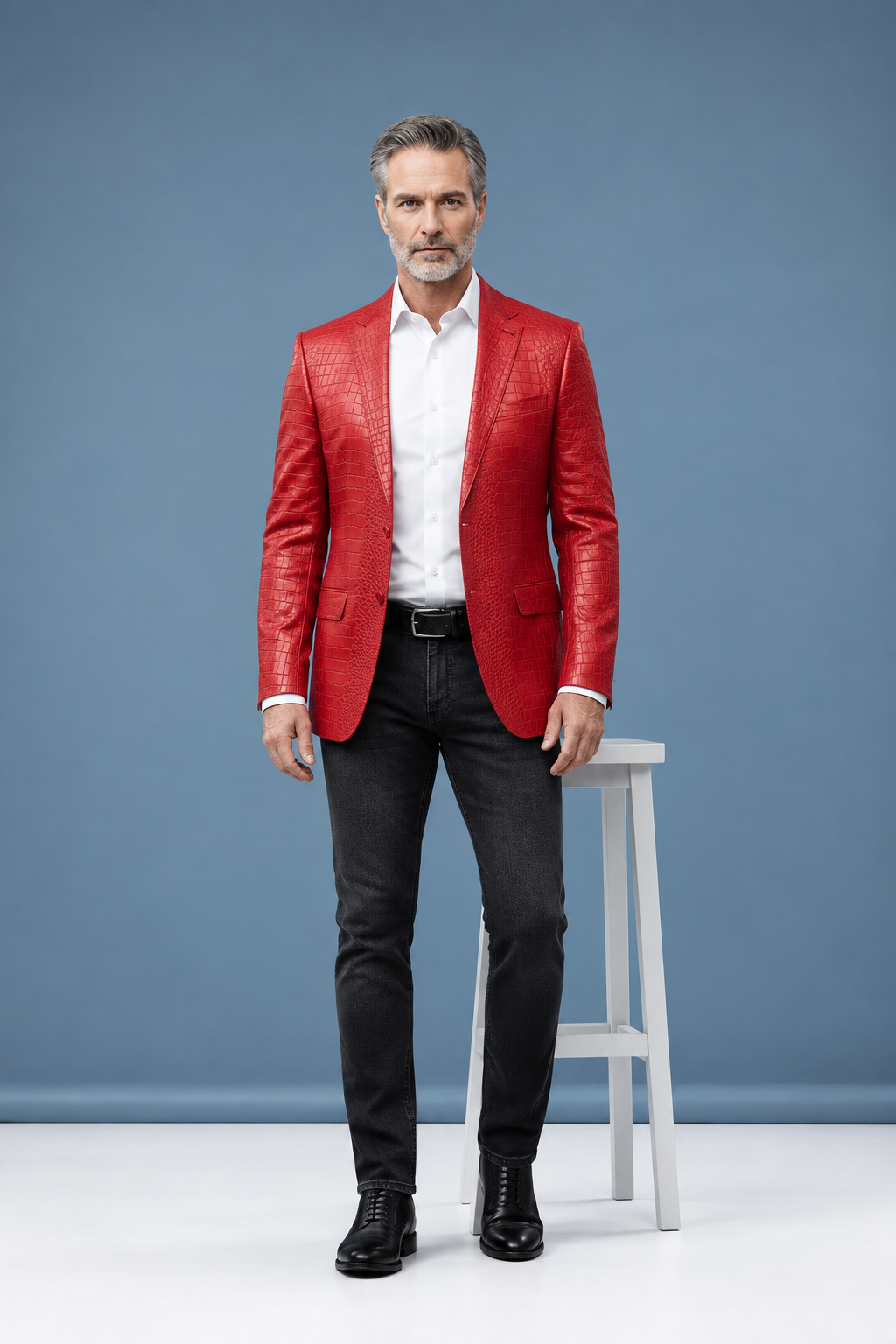 Jacket front pose