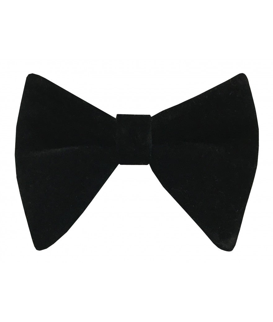 Midnight Velvet Long Bow Tie