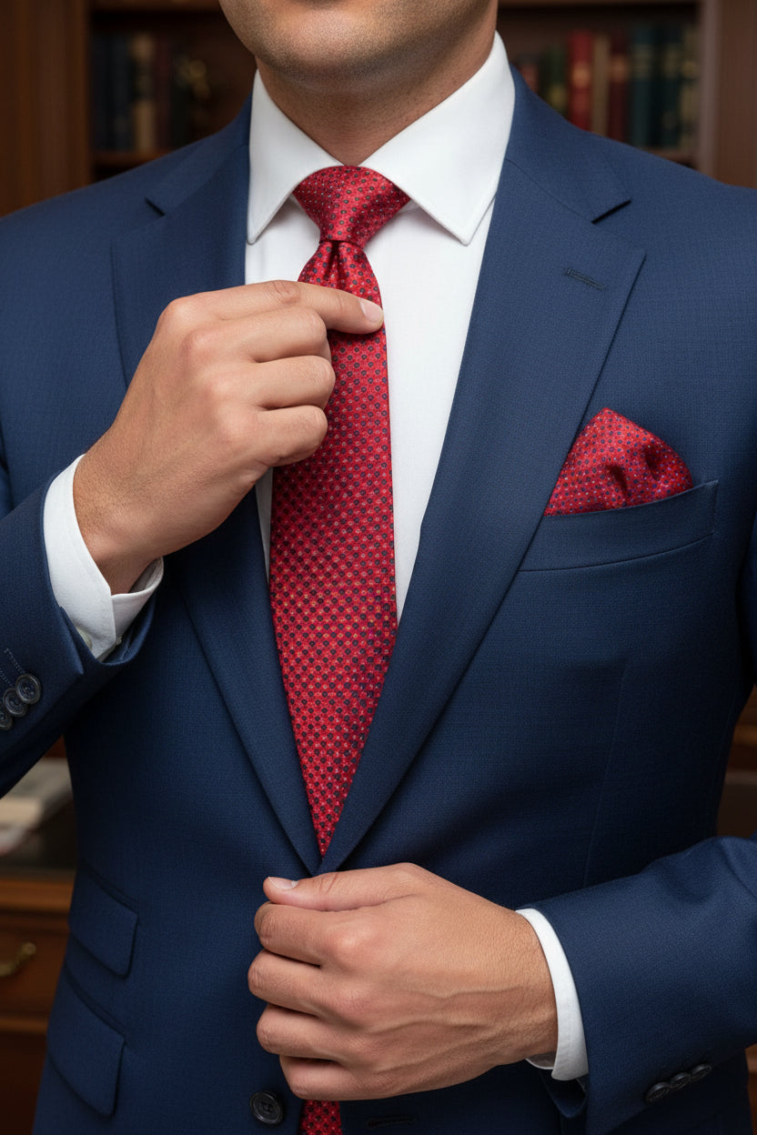 Geometric Pattern Tie