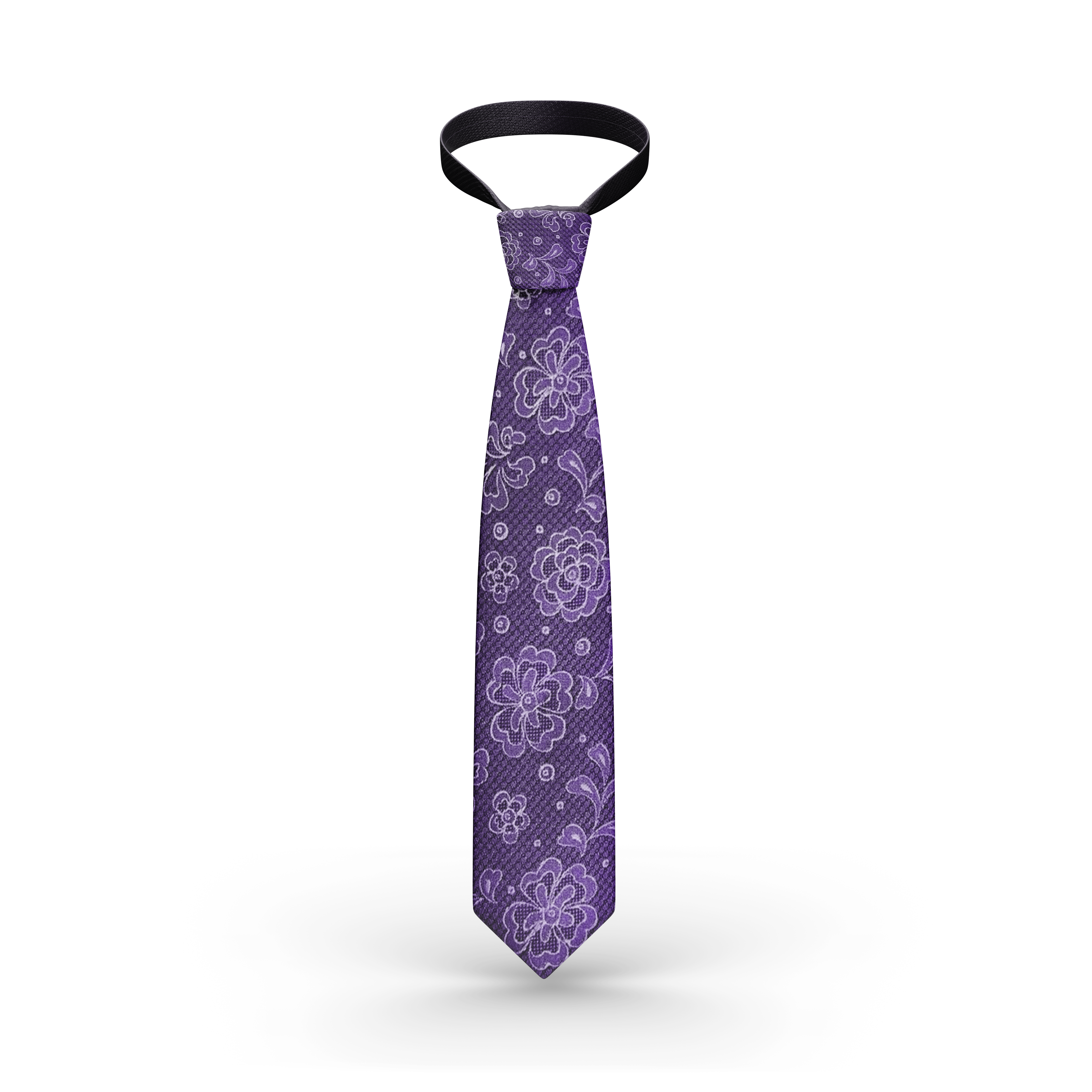 Vercini Light purple Floral tie TIES Ph accessories Vercini