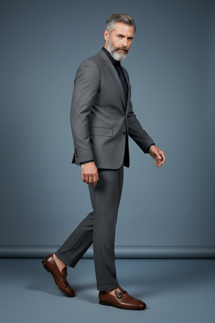 Men's Loafers - Walking Pose