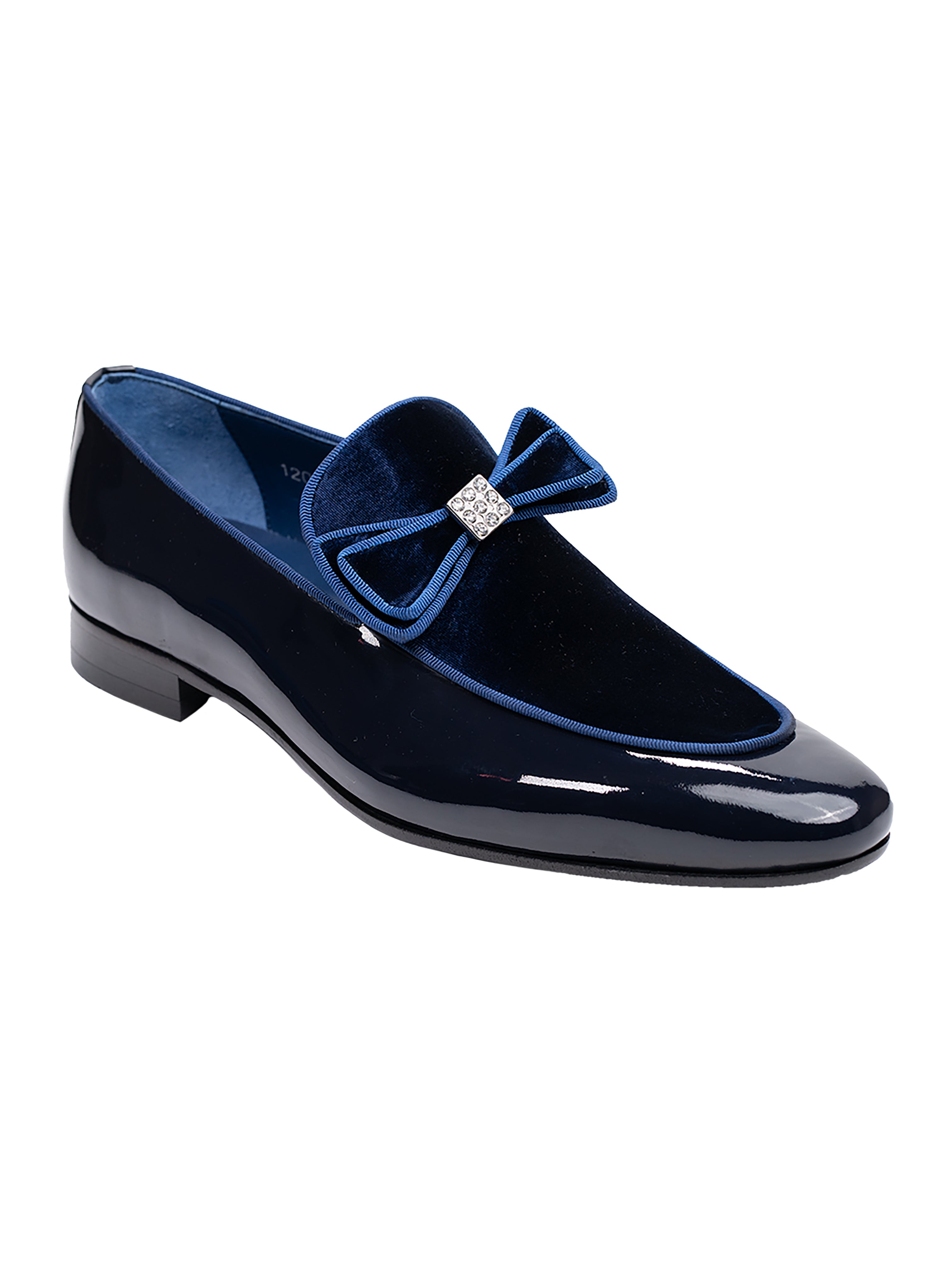 Vercini Tuxedo Loafer — Crystal Bow Edition