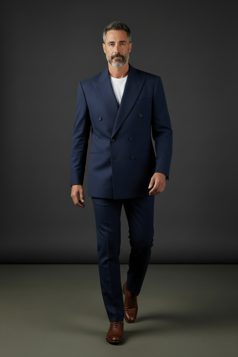 Navy Suit - Pose 4