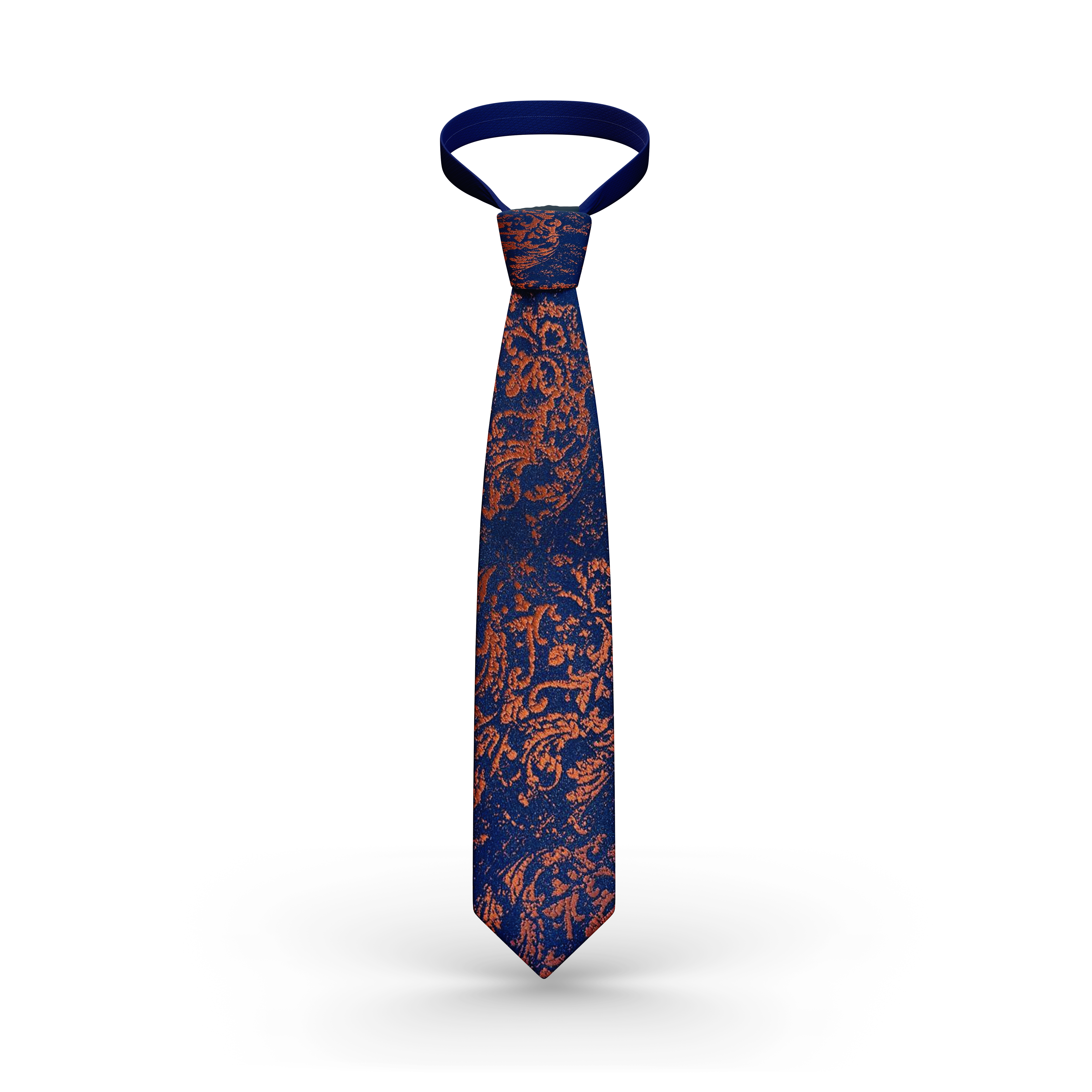 Navy Blue Vercini Royal blue floral tie TIES Ph accessories Vercini