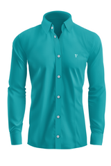Vercini Versatile Collection: Classic Shirt with Signature 'V' Emblemg