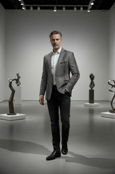 LACK SNAKE SKIN JACQUARD BLAZER