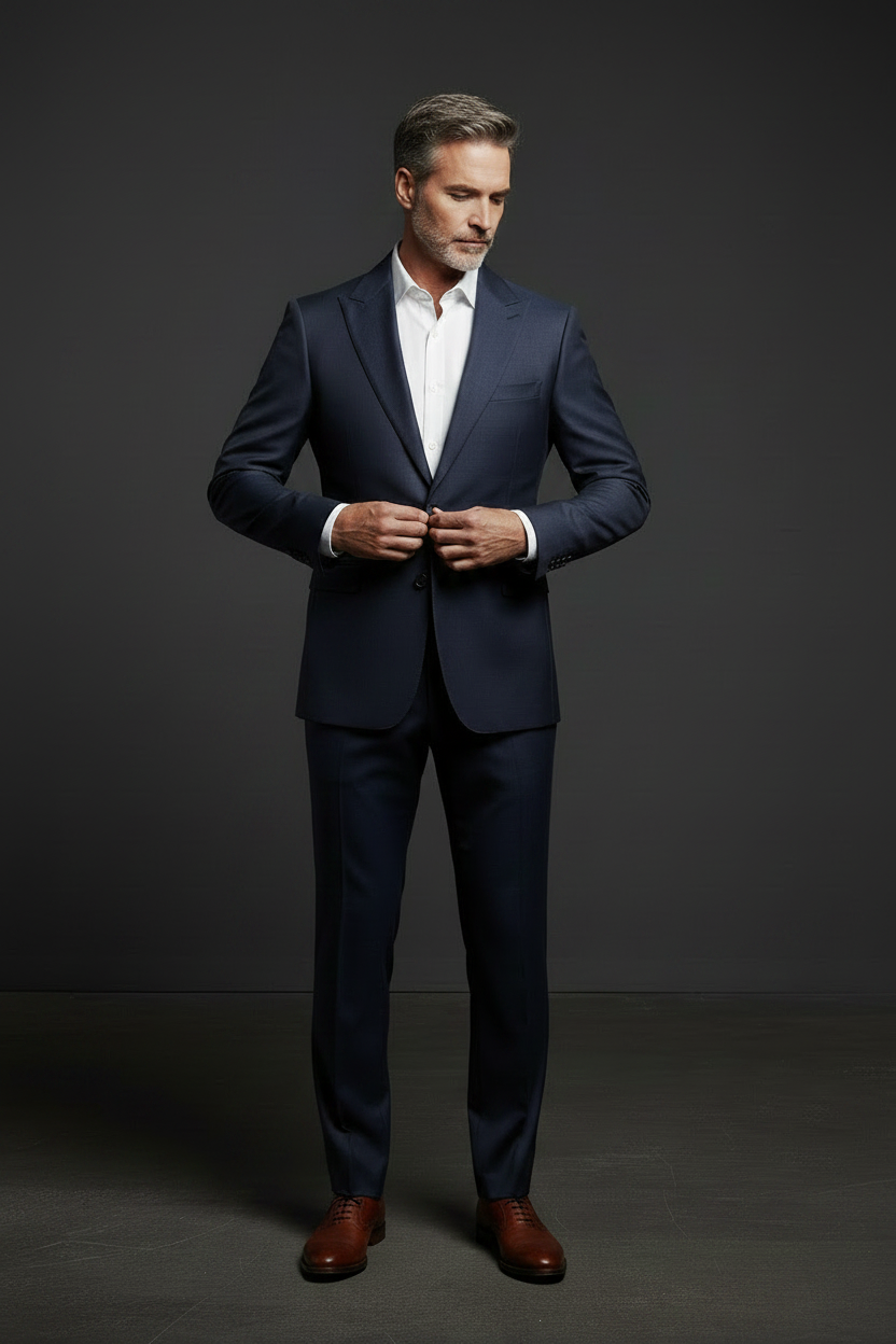 Pose 3 - Lapel Adjust