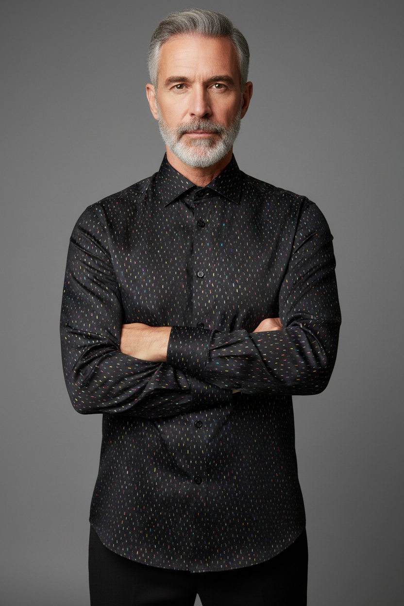 Midnight Spectrum Dress Shirt
