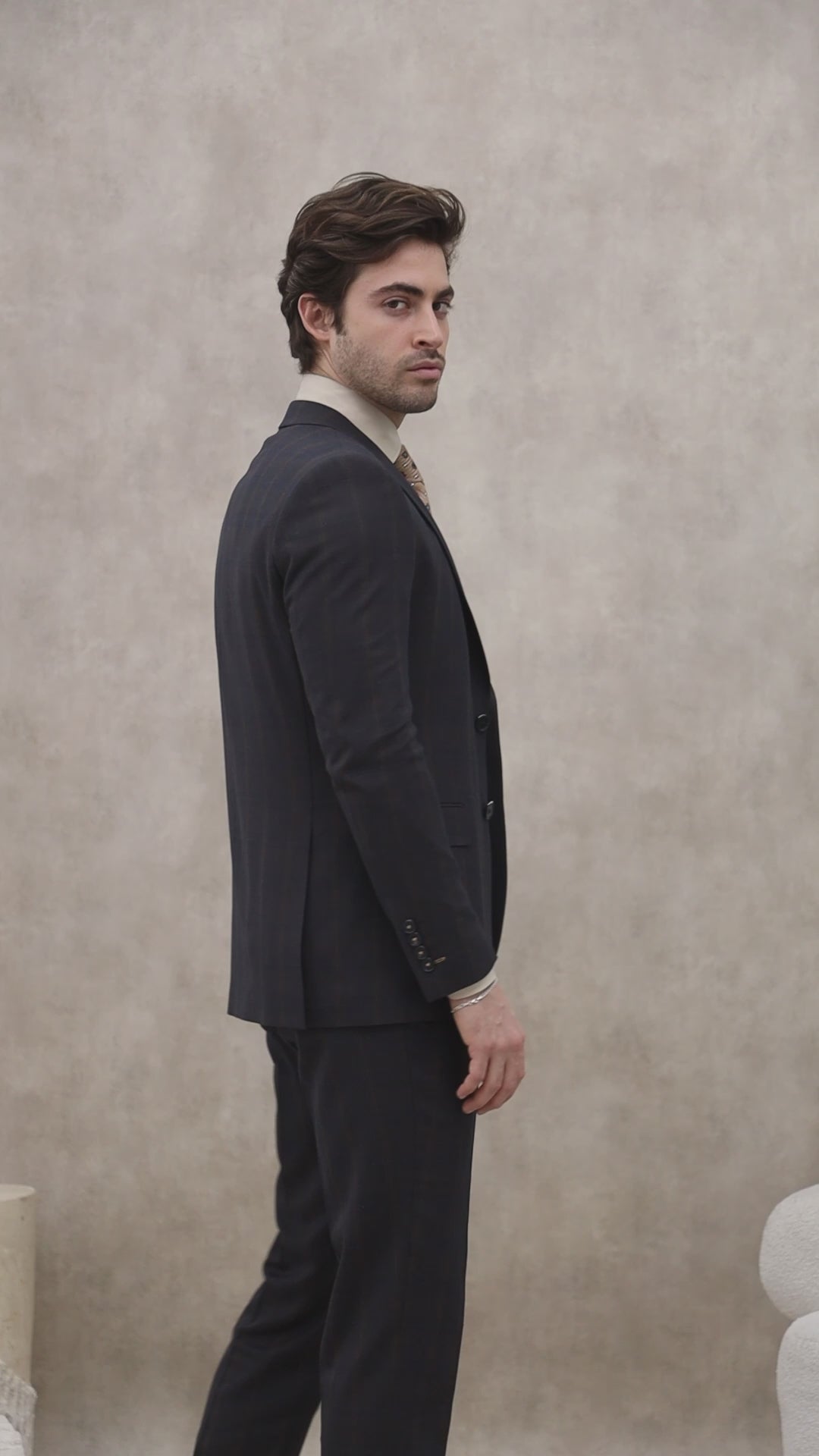 Vercini Regal Executive Three-Piece Men's Suit