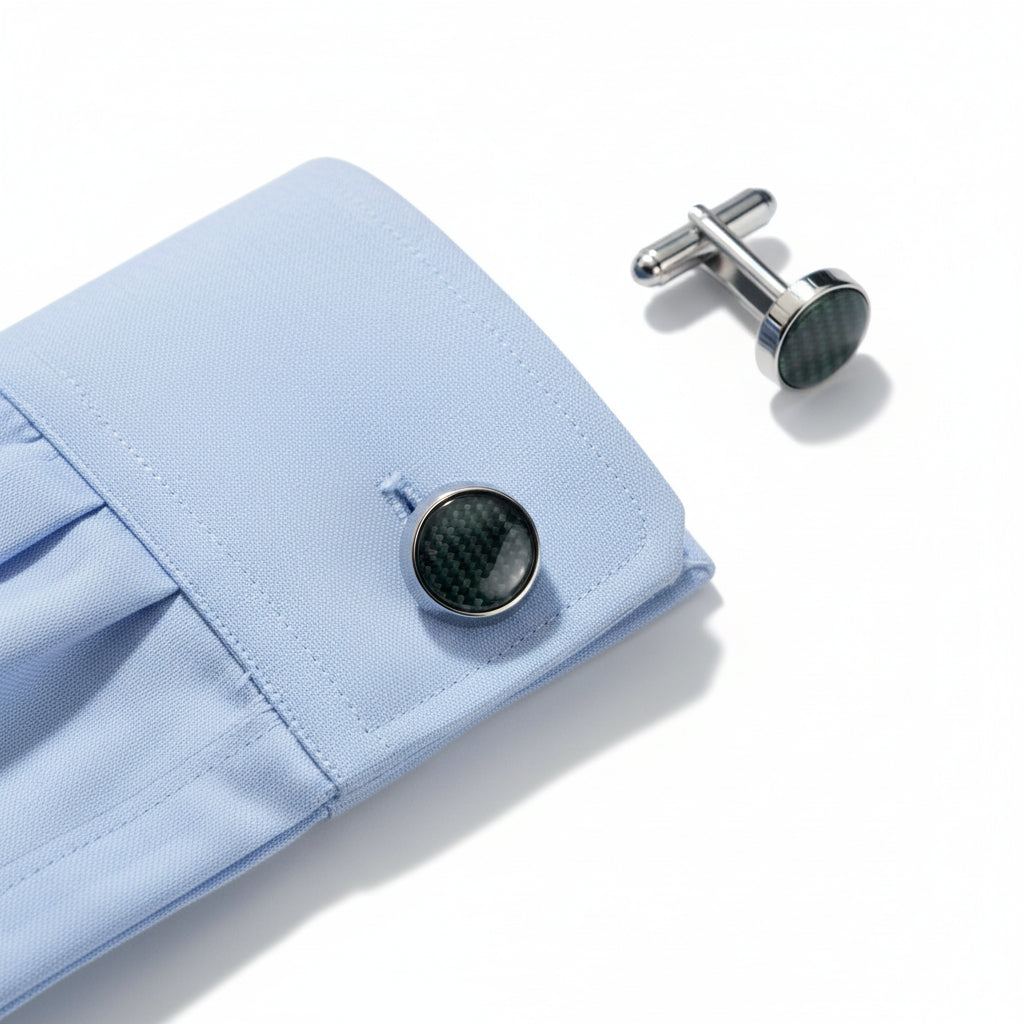 Vercini Premium Rhodium-Plated Cufflinks