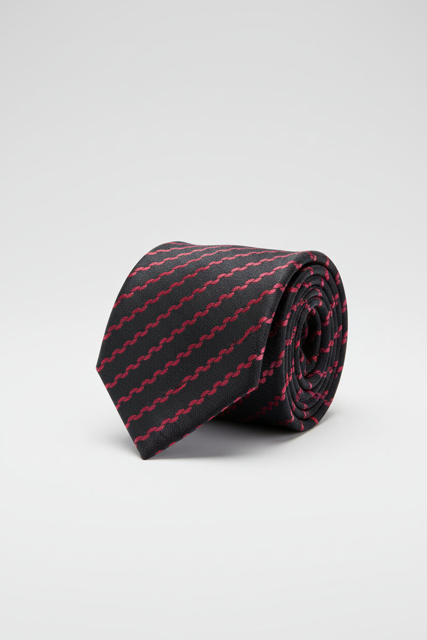 Vercini Necktie waves Stripe Tie
