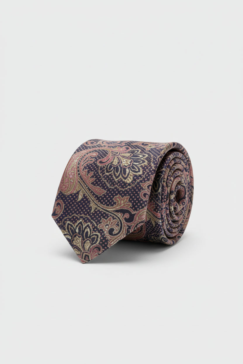 Vercini Necktie paisley flower