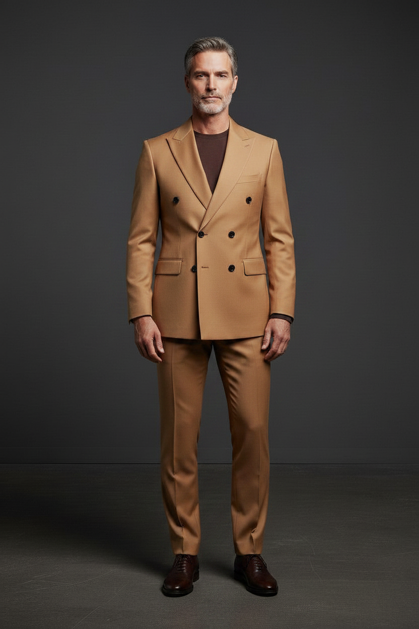 Riviera Suit - Brown T-Shirt