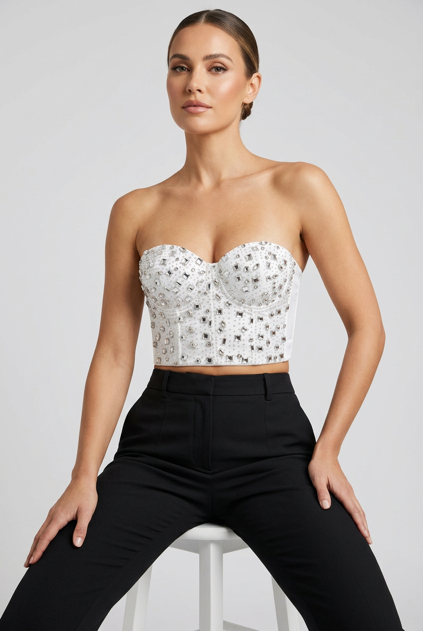 Seated studio pose