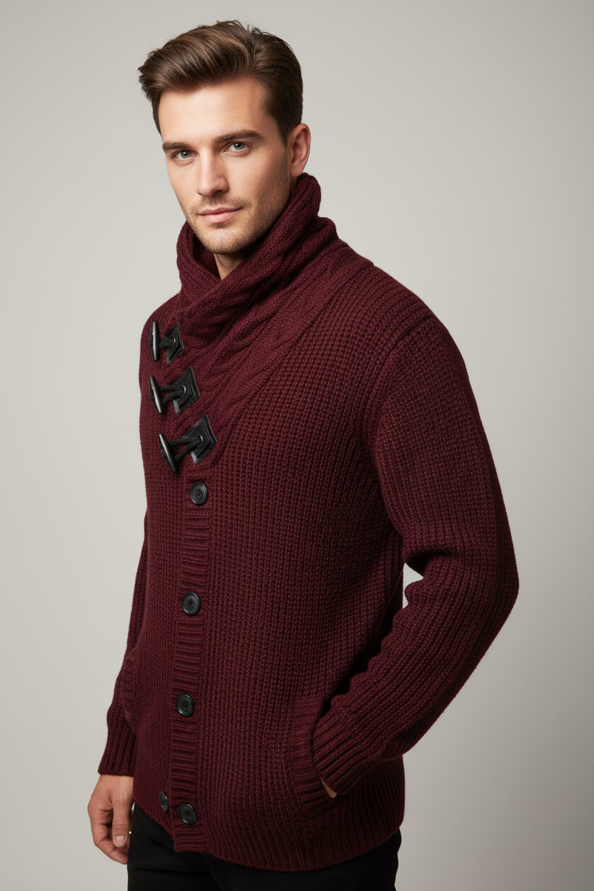 Sebastian Burgundy Three-Quarter
