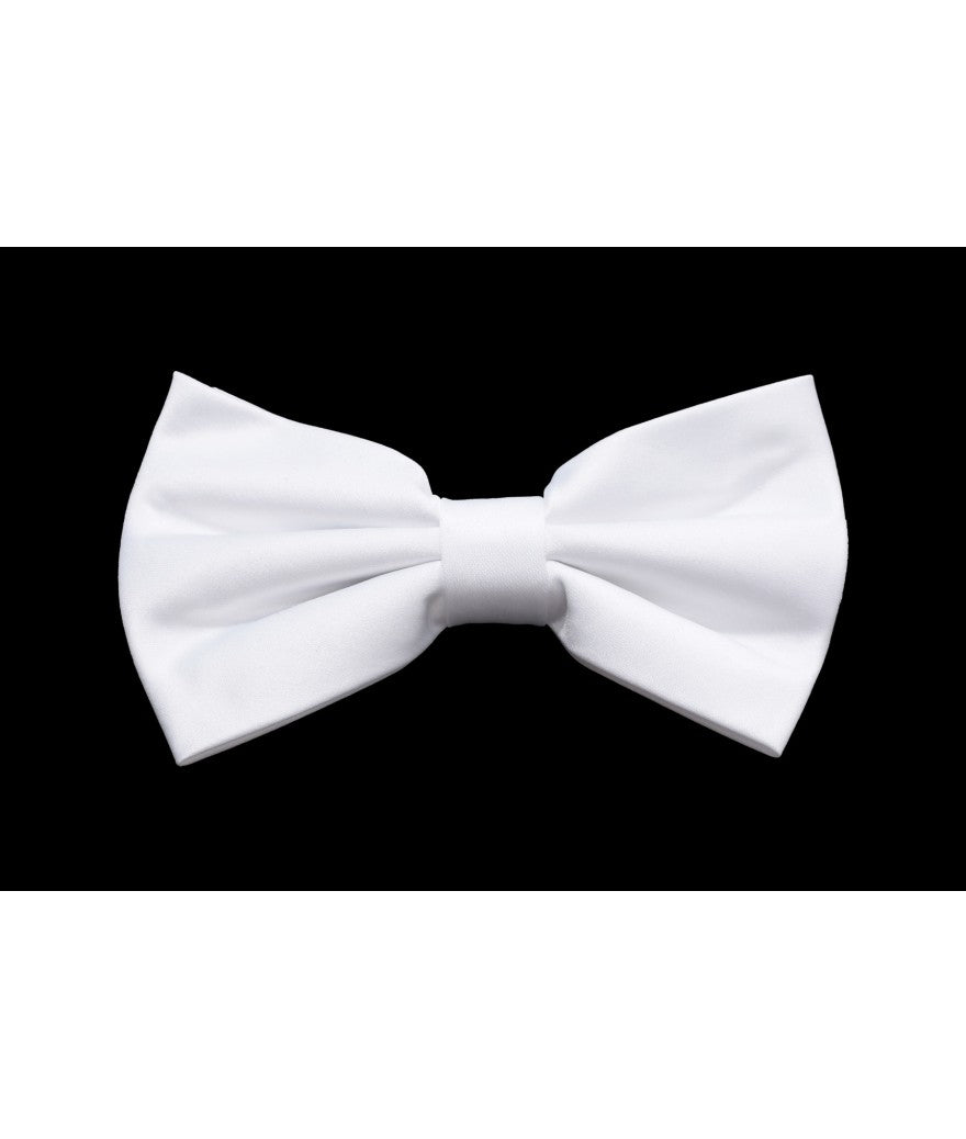 Solid Pre-Tied Bow Ties & Hankies