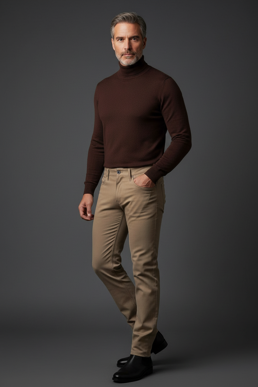 Taos Taupe Pose 2