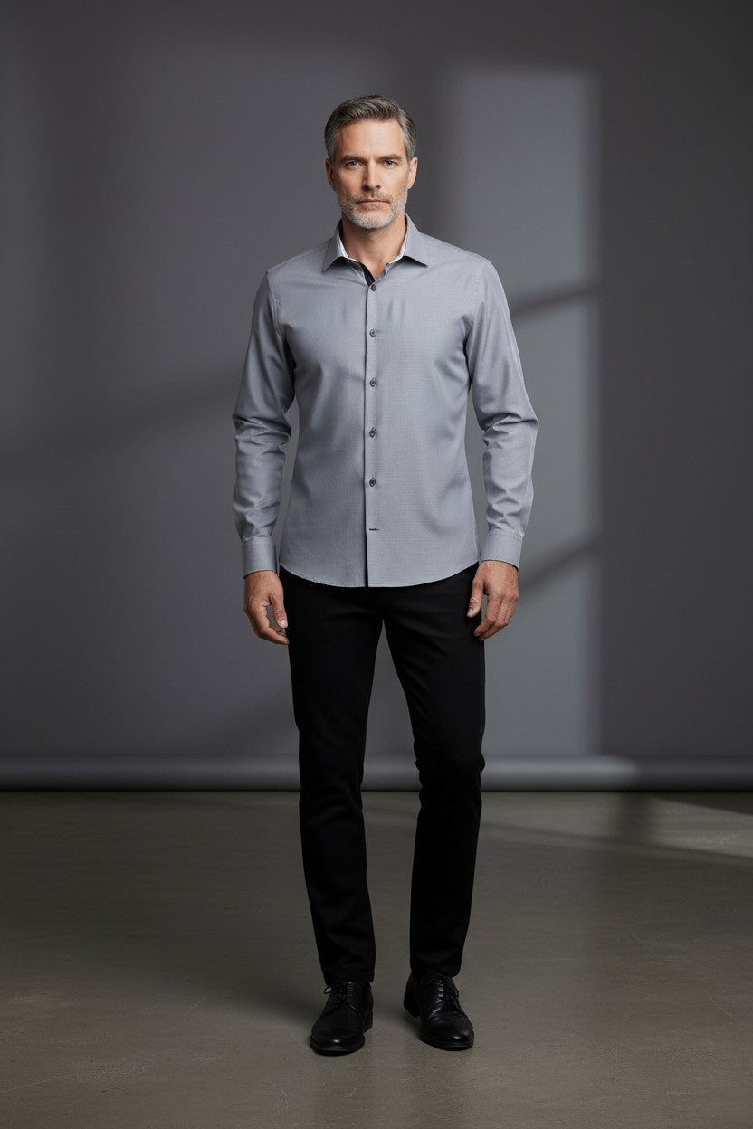 Vercini Y12 Steel Grey Executive Shirt