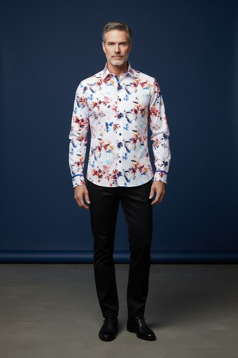 Vercini Y48 Watercolor Bloom Shirt