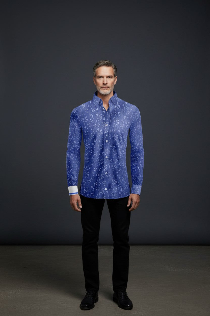 Sartorial Cipher Slim Fit Men's Casual Shirt