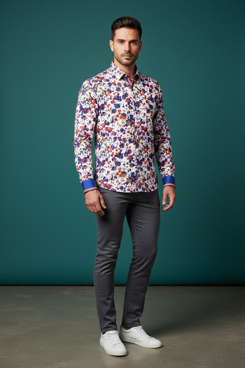 Coral Reef Splash Dress Shirt