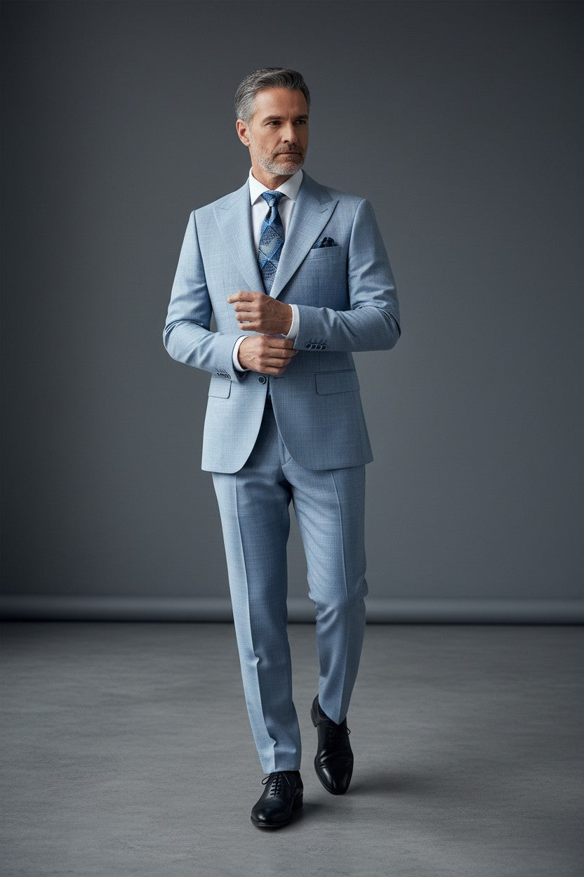 Vercini Filé Prestige Suit – Premium Textured Fabric