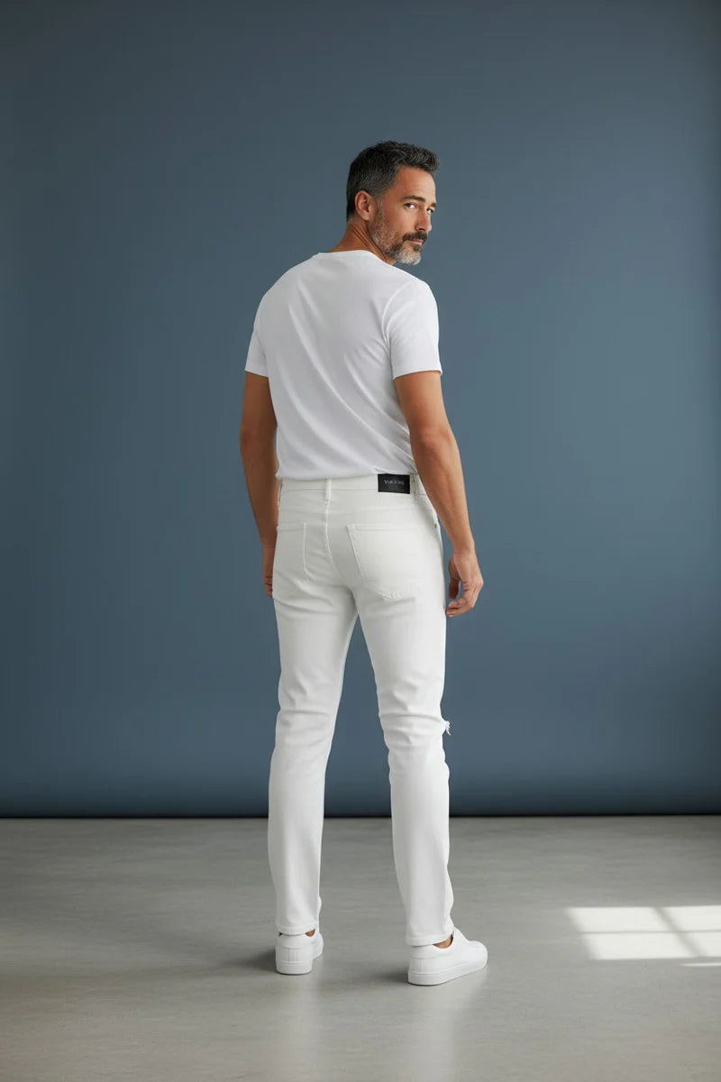 Vercini Skinny Jeans — White Edition