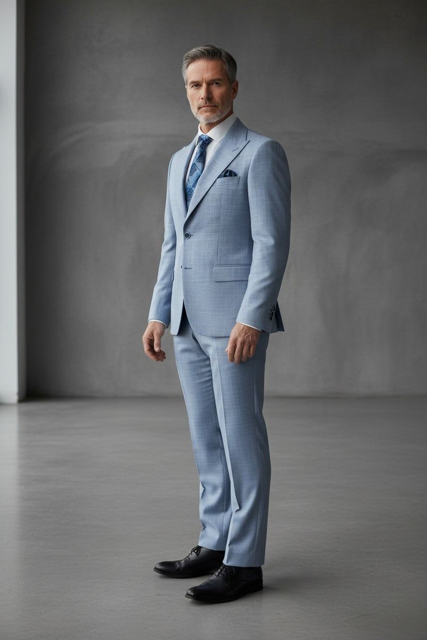 Vercini Filé Prestige Suit – Premium Textured Fabric